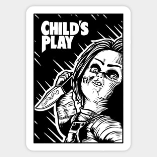 Child's Play 1988 poster Art Sticker